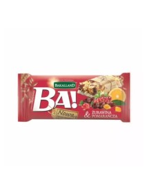 Baton Ba żurawina-pomarańcza 40 g Bakalland